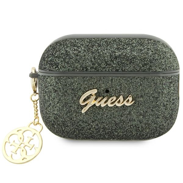 Guess GUAP2GLGSHA viedtālruņa apvalks (m) - zaļš Glitter Flake 4G Charm Collection