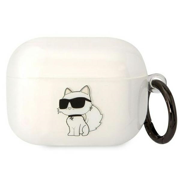 Karl Lagerfeld KLAPHNCHTCT Airpods Pro apvalks caurspīdīgs Ikonik Choupette
