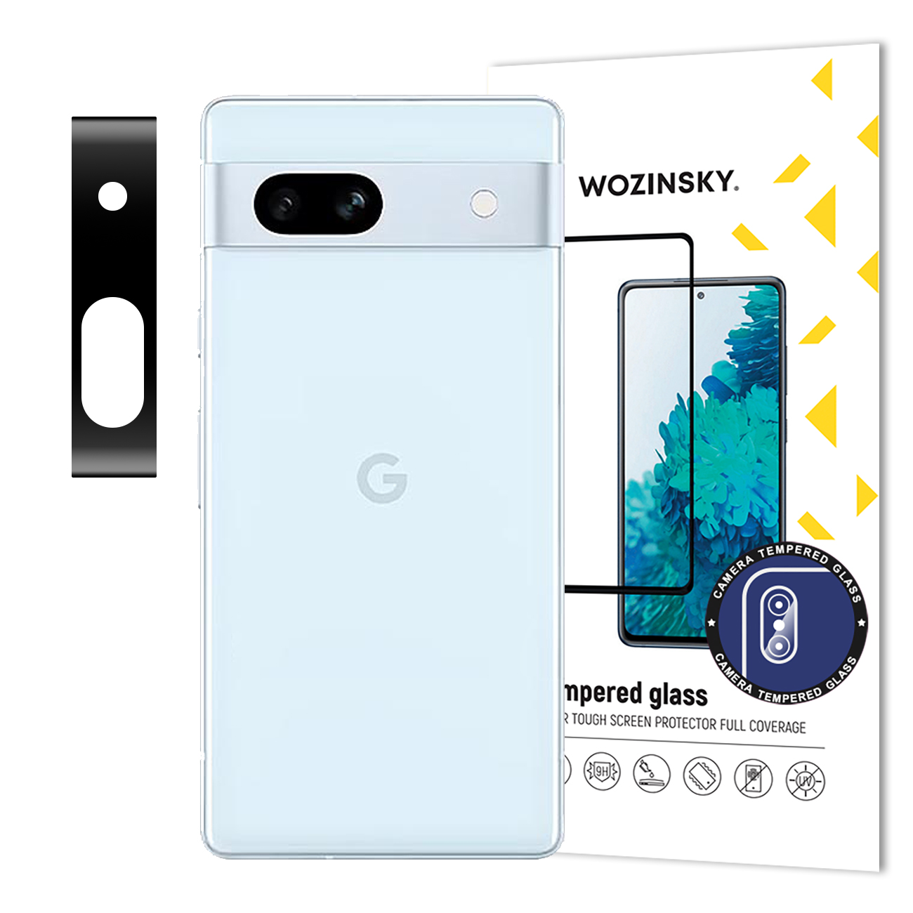 Wozinsky pilns kameras stikls Google Pixel 7a viedtālrunim