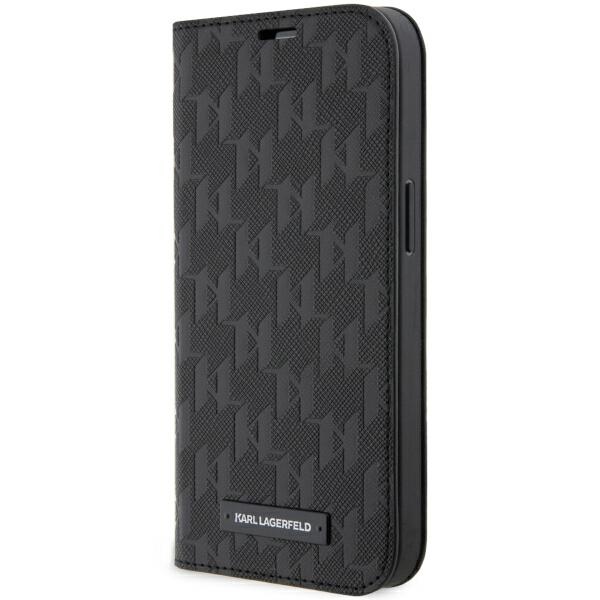Karl Lagerfeld KLBKP14XSAKLHPK iPhone 14 Pro Max 6.7" Viedtālruņa apvalks (m) - melns (m) Saffiano Monogrāma