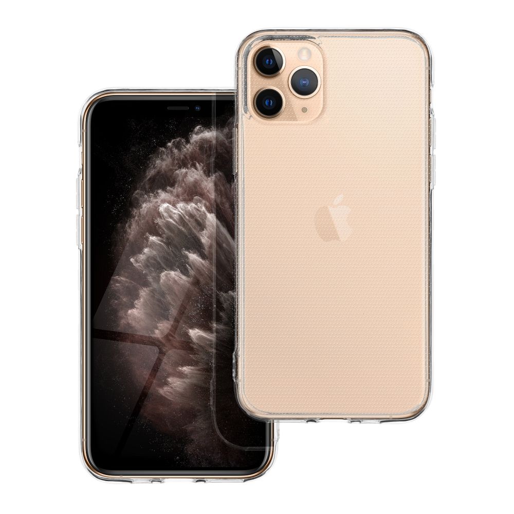 Caurspīdīgs viedtālruņa apvalks 2 mm IPHONE 11 Pro caurspīdīgs