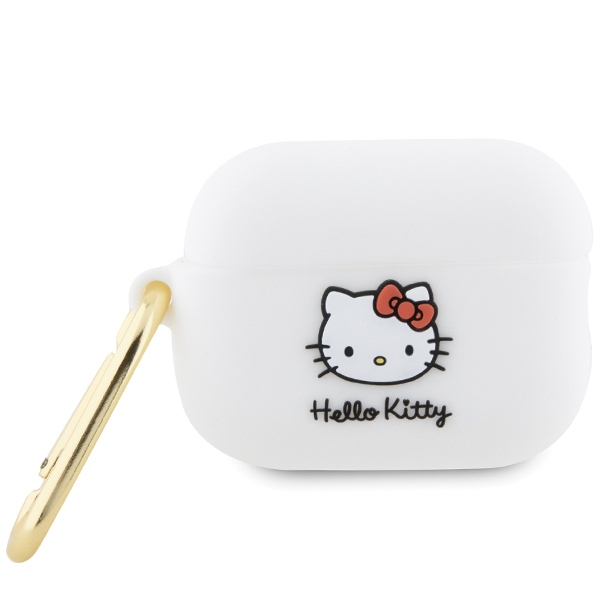 Hello Kitty silikona 3D Kitty galvas apvalks AirPods Pro 2 (2022/2023) - balts