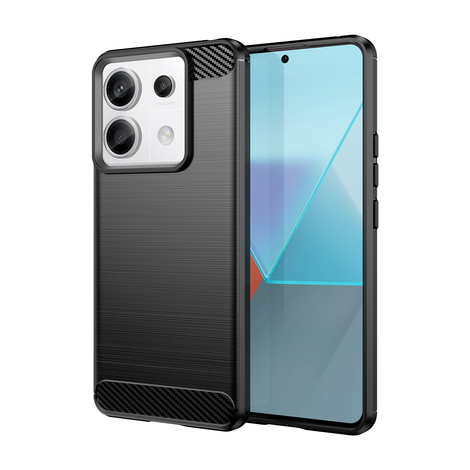 Viedtālruņa apvalks Xiaomi Redmi Note 13 5G - melns