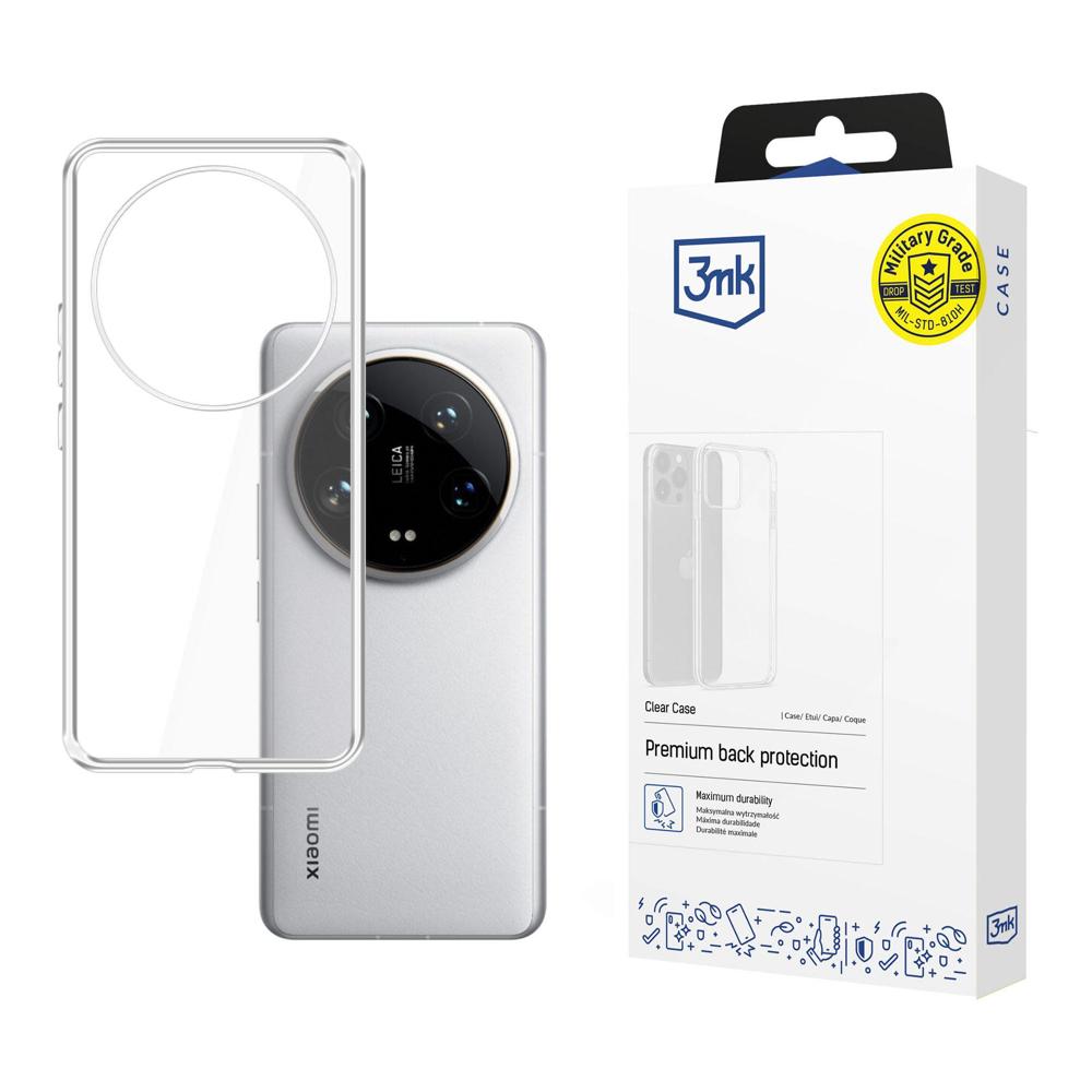 3mk Caurspīdīgs viedtālruņa apvalks Xiaomi 14 Ultra - caurspīdīgs
