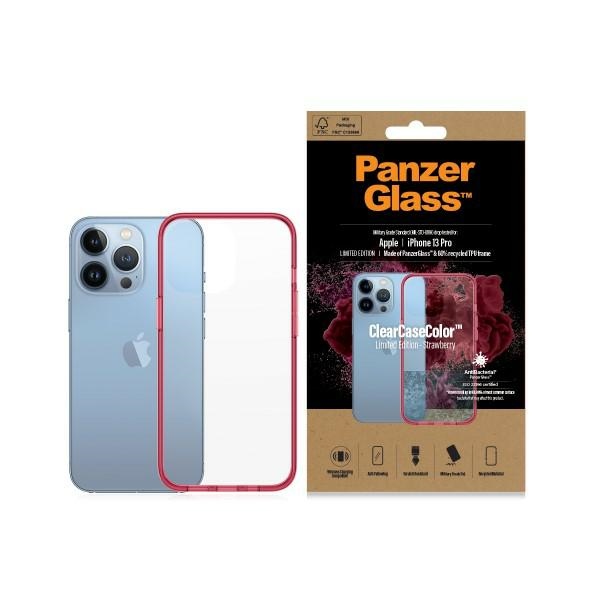 PanzerGlass ClearCase antibakteriālais viedtālruņa apvalks ar Military Grade sertifikātu iPhone 13 Pro - caurspīdīgs rozā