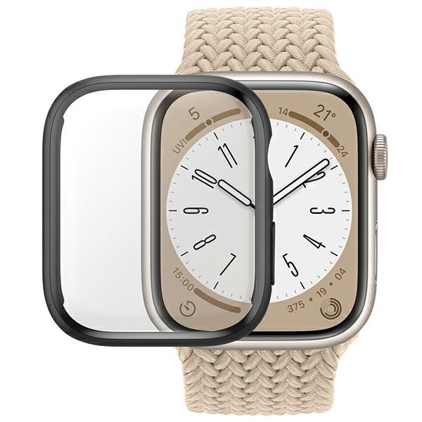 PanzerGlass Pilnīgs korpuss pulkstenim Apple Watch 7 45mm – melns