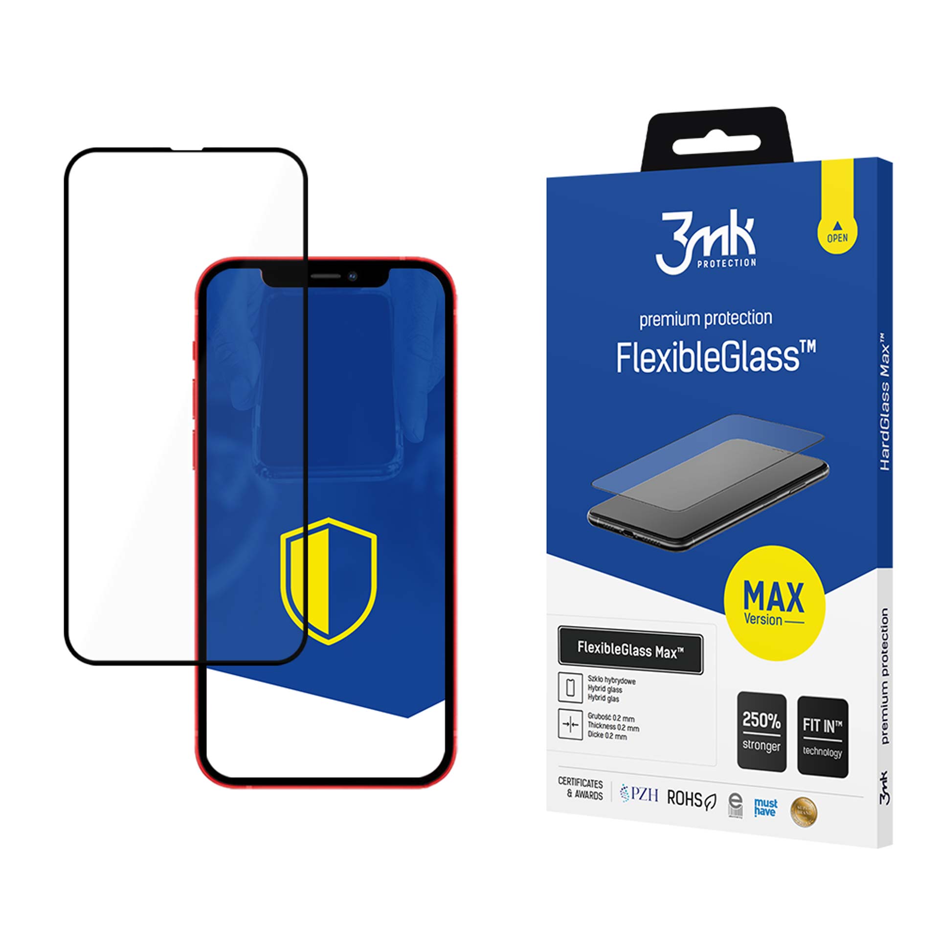 3mk FlexibleGlass Max™ hibrīdais stikls iPhone 13 Pro Max