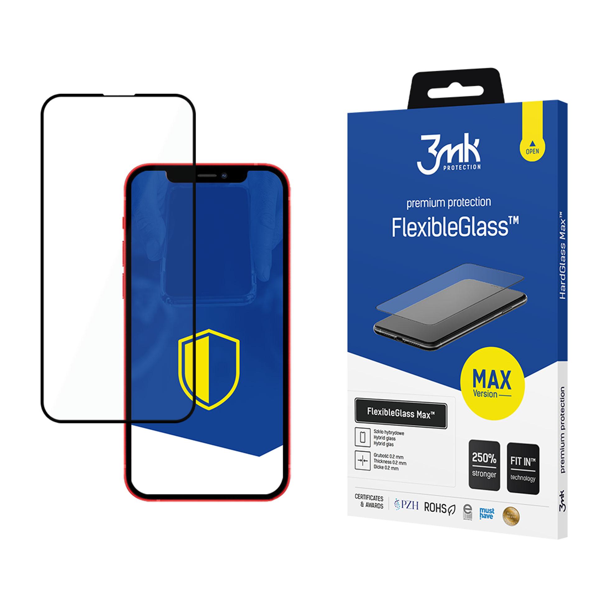 3mk FlexibleGlass Max™ hibrīdais stikls iPhone 13 mini