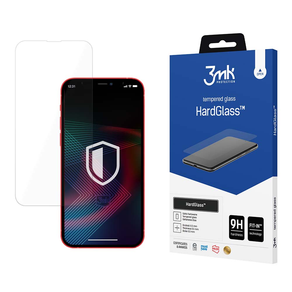 9H aizsargstikls 3mk HardGlass™ priekš iPhone 13 Pro Max / 14 Plus