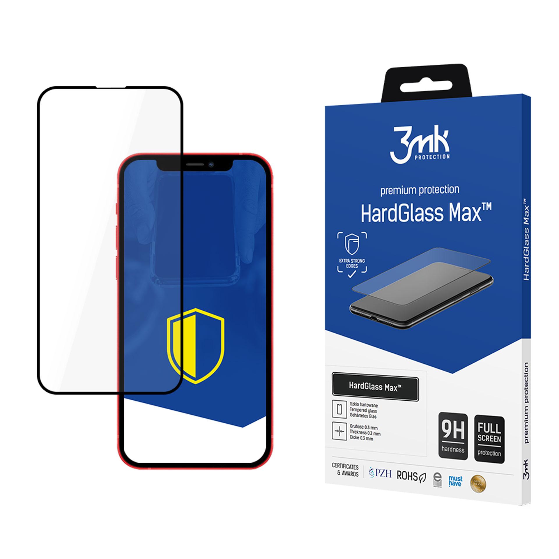 9H 3mk HardGlass Max™ aizsargstikls iPhone 13 Pro
