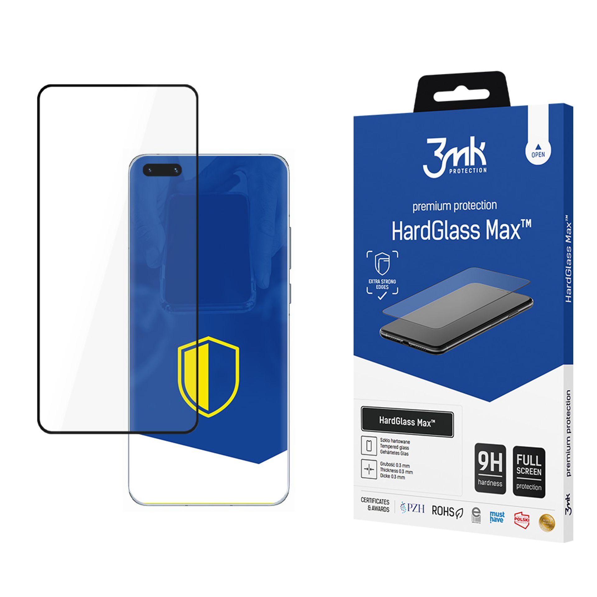 9H 3mk HardGlass Max™ aizsargstikls Huawei P40 Pro 5G