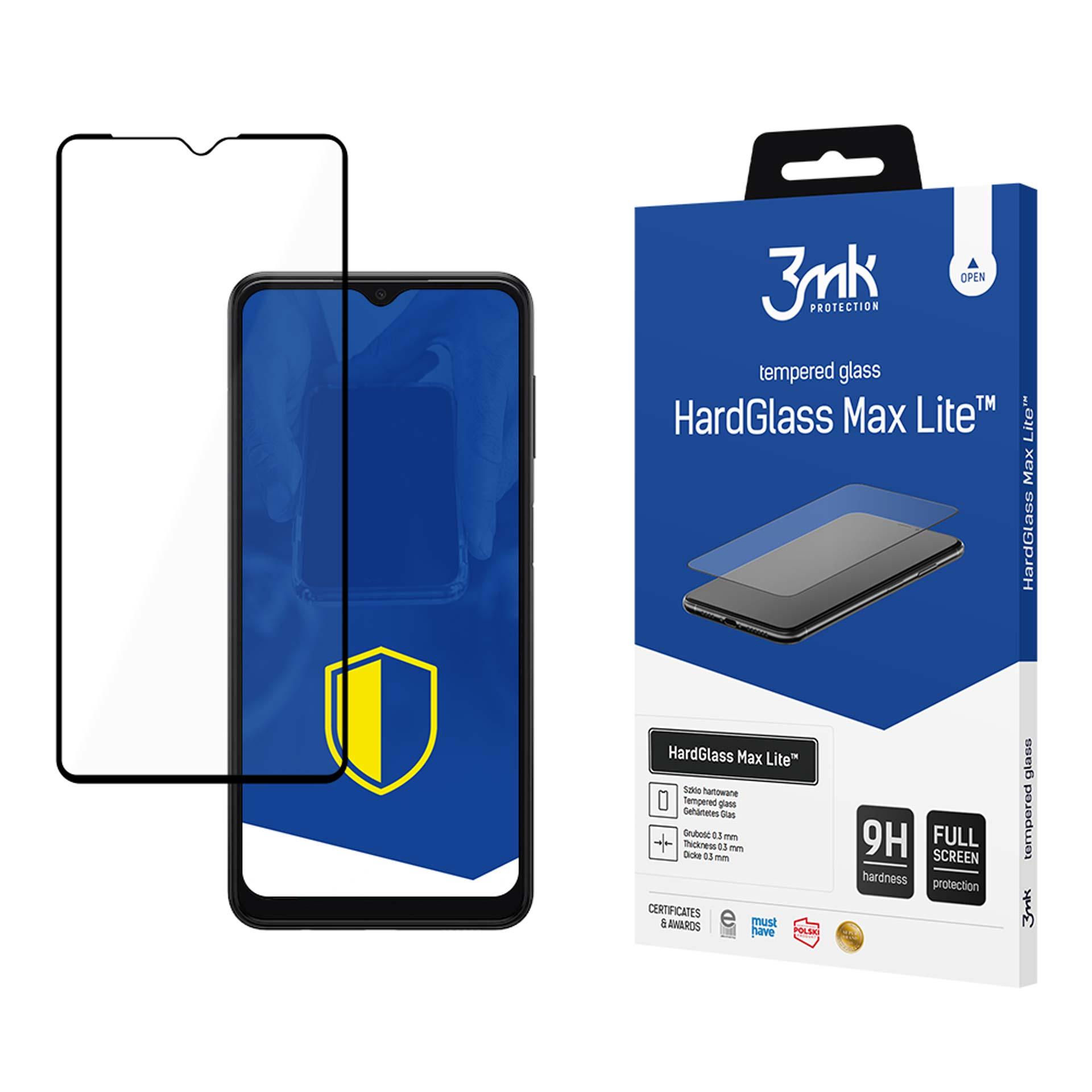 9H 3mk HardGlass Max Lite™ aizsargstikls Samsung Galaxy A13 / M23 / M23 5G