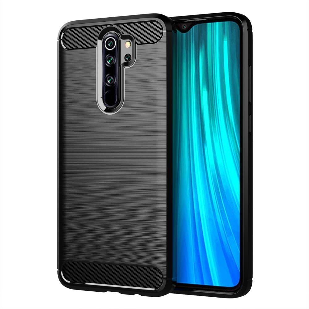 CARBON viedtālruņa apvalks XIAOMI Redmi Note 8 Pro melns