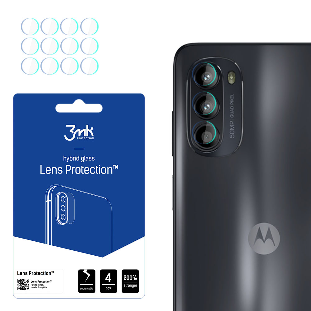 3mk Lens Protection™ hibrīda kameras stikls Motorola Moto G52