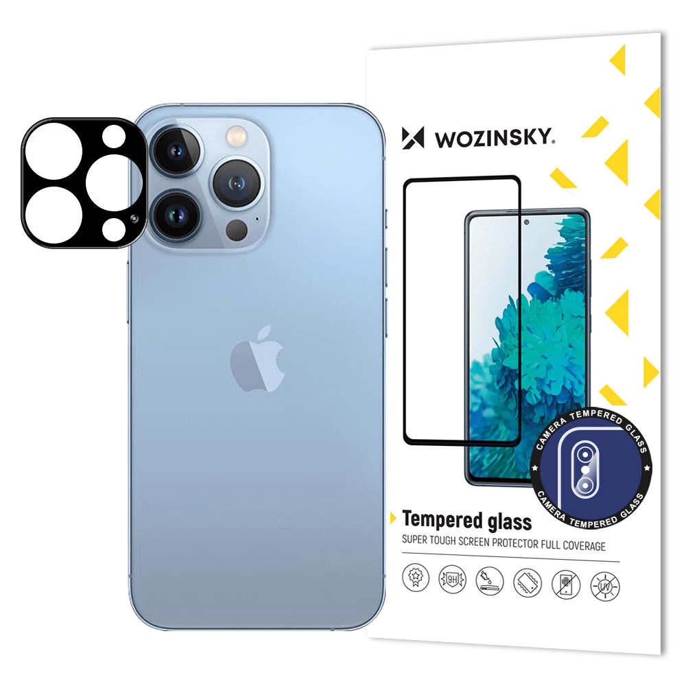 Wozinsky Full Camera Glass 9H rūdīts stikls iPhone 16 Pro Max kamerai
