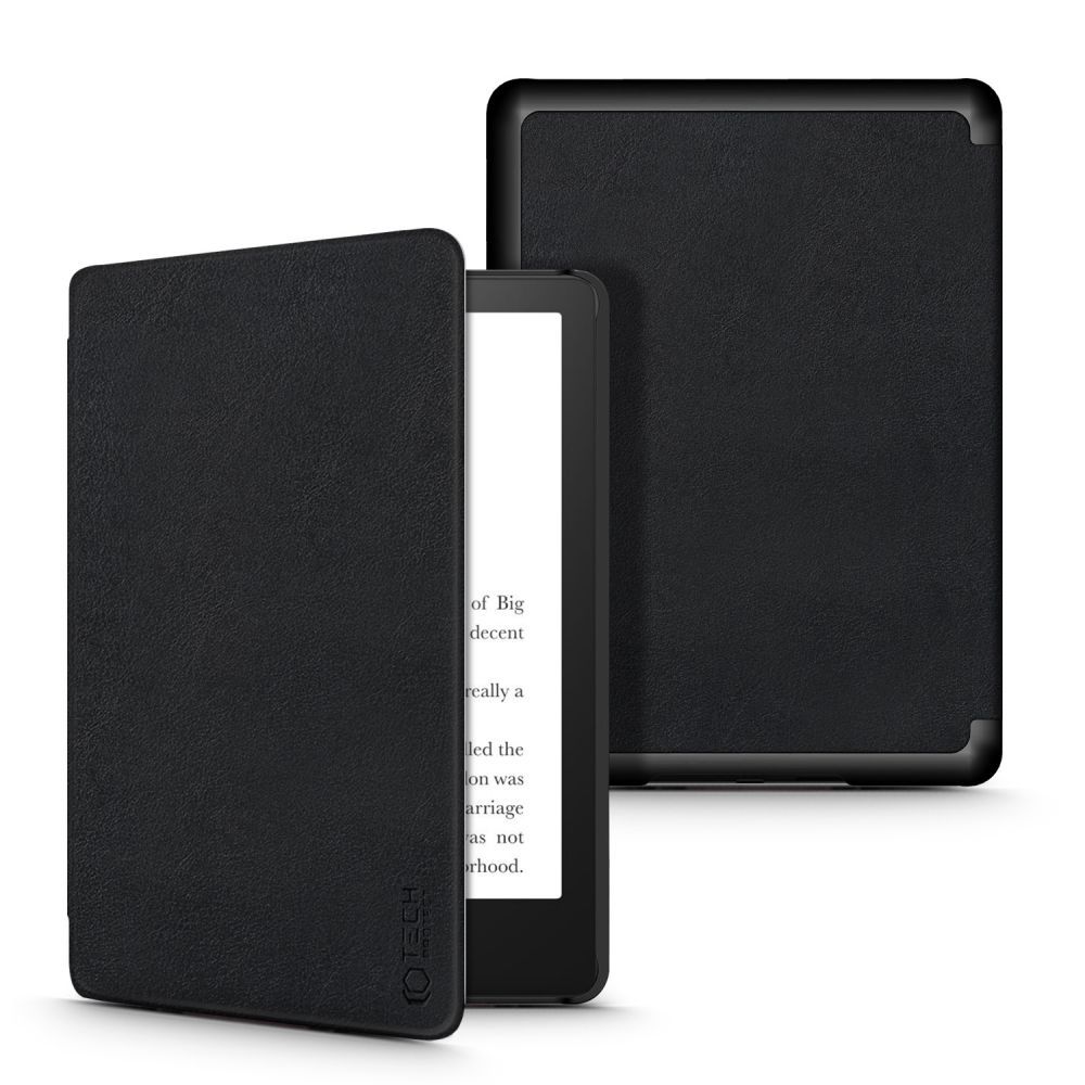Tech-Protect SmartCase viedtālruņa apvalks Kindle Paperwhite V / 5 / Signature Edition - melns