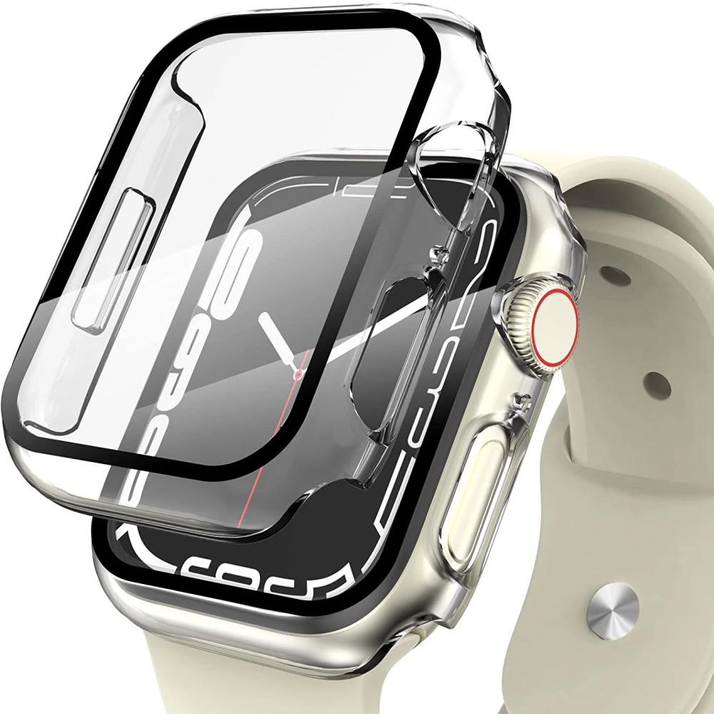 Tech-Protect Defense360 viedtālruņa apvalks Apple Watch 7 / 8 / 9 (41 mm) - caurspīdīgs