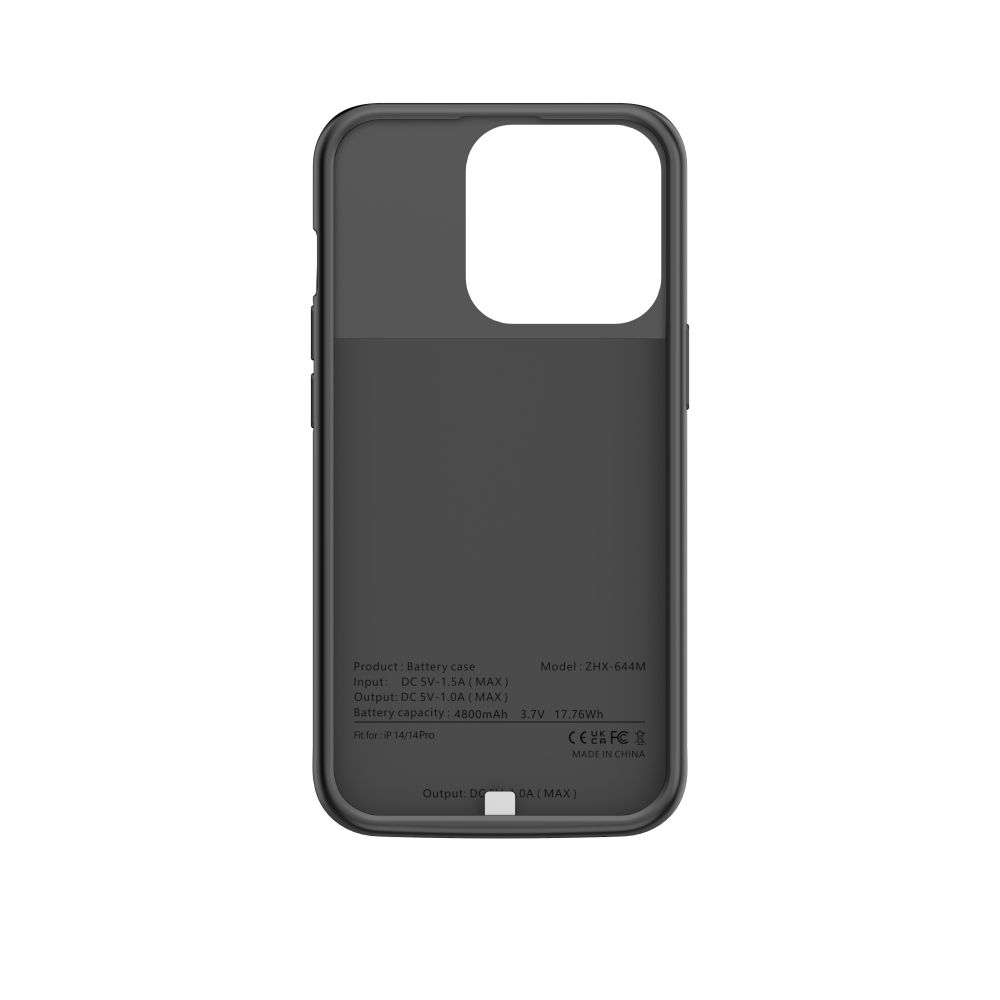 Tech-Protect PowerCase iPhone 14 / 14 Pro ar 4800mAh portatīvo lādētāju - melna