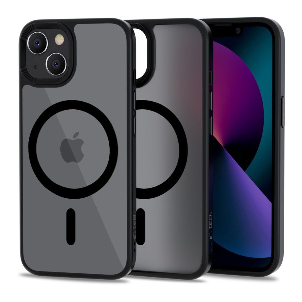 Tech-Protect MagMat Magnētiskais iPhone 13 mini apvalks - matēta melna