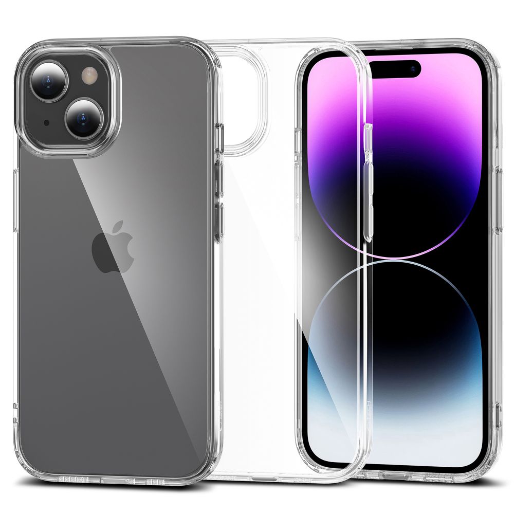 Tech-Protect FlexAir Hybrid viedtālruņa apvalks iPhone 15 - Caurspīdīgs