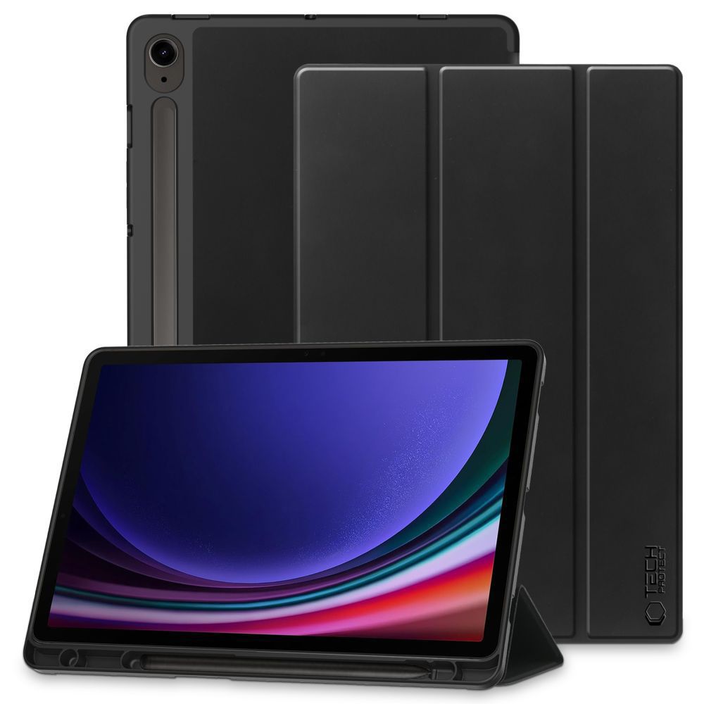 Tech-Protect SC Pen viedtālruņa apvalks Samsung Galaxy Tab S9 FE 10.9" X510 / X516B - melns