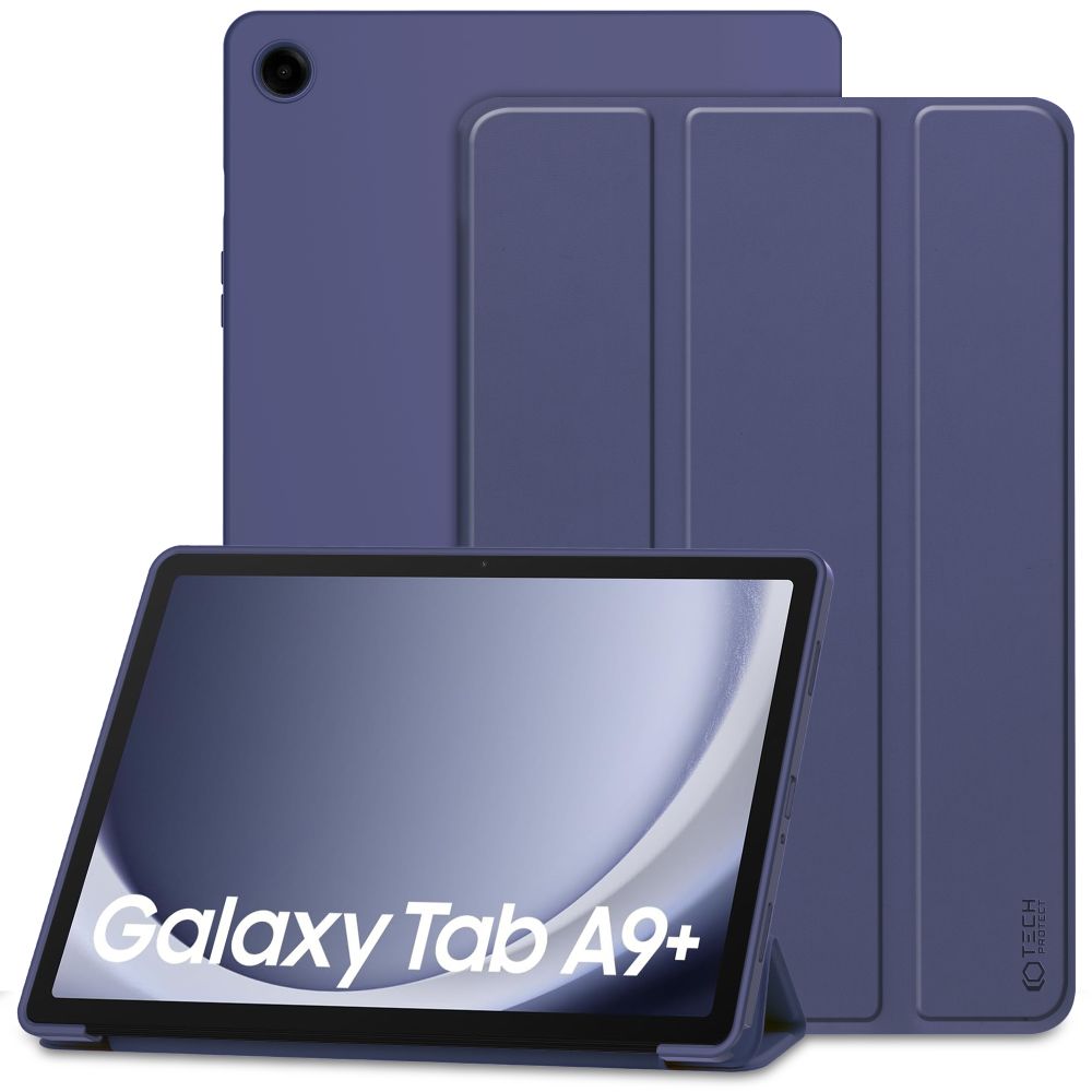 Tech-Protect SmartCase viedtālruņa apvalks Samsung Galaxy Tab A9+ 11" X210 / X215 / X216 - tumši zils