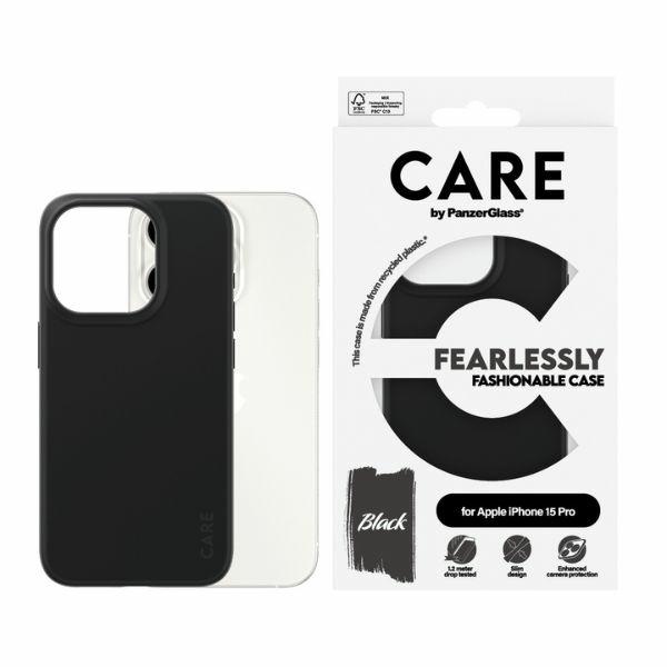 CARE by PanzerGlass stilīgs viedtālruņa apvalks iPhone 15 Pro - melns