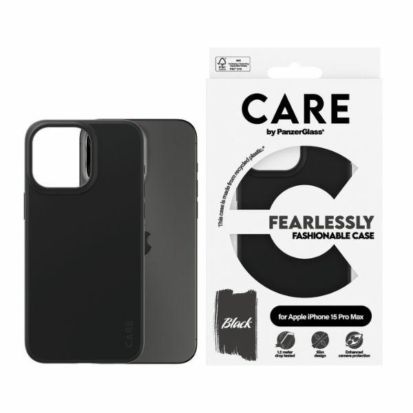 CARE by PanzerGlass stilīgs viedtālruņa apvalks iPhone 15 Pro Max - melns