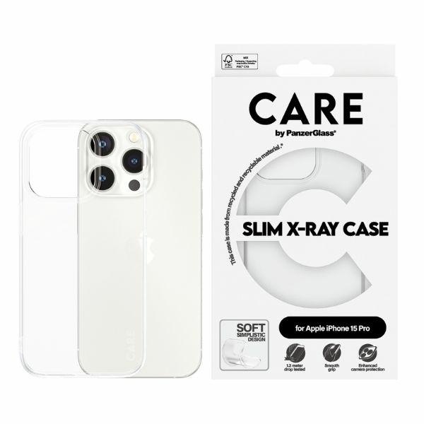 CARE by PanzerGlass plāns X-Ray viedtālruņa apvalks iPhone 15 Pro - caurspīdīgs
