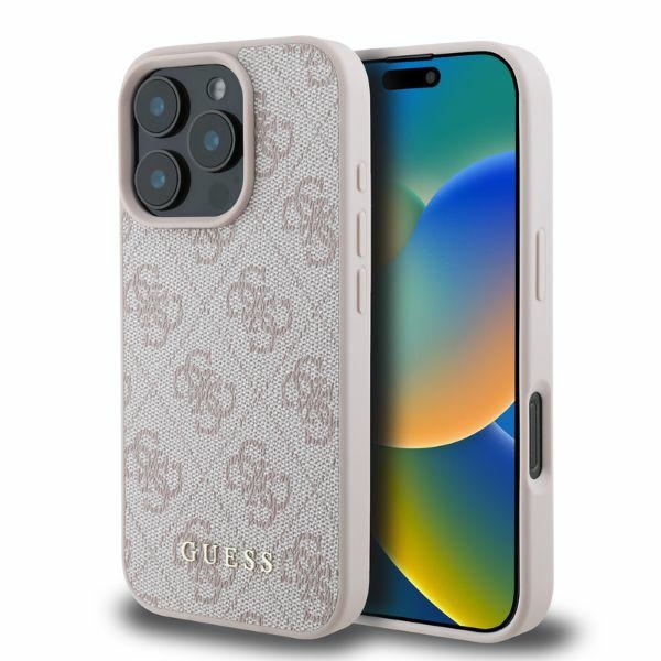 Guess 4G Classic viedtālruņa apvalks iPhone 16 Pro Max - rozā