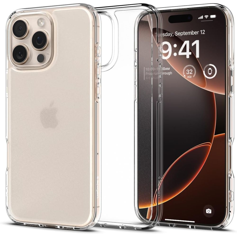 Spigen Ultra Hybrid viedtālruņa apvalks iPhone 16 Pro Max - caurspīdīgs