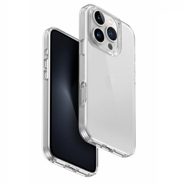 Uniq Air Fender viedtālruņa apvalks iPhone 16 Pro - caurspīdīgs