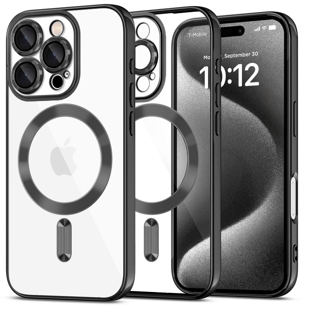 Tech-Protect MagFlex Magnētiskais iPhone 16 Pro viedtālruņa apvalks - melns