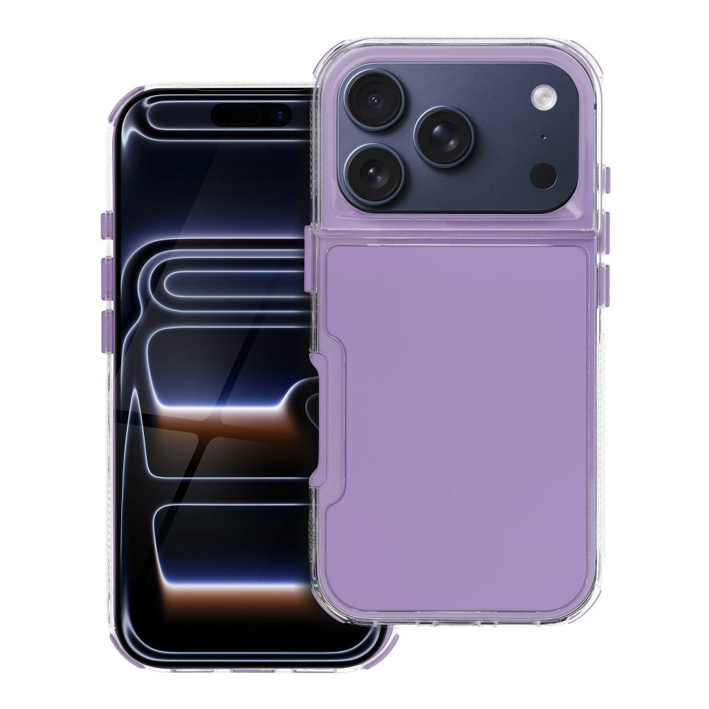 MATRIX viedtālruņa apvalks IPHONE 17 Pro gaiši violets