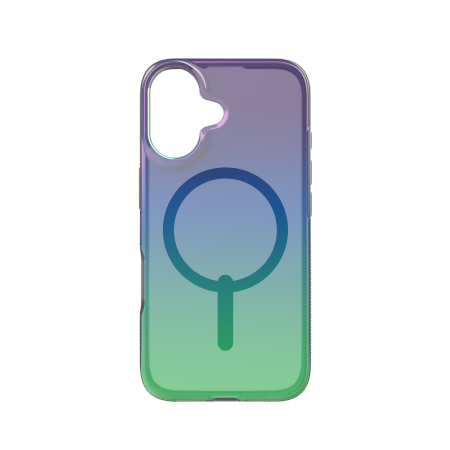 ZAGG Milan Snap viedtālruņa apvalks ar Magnētisko iPhone 16 - zaļa/violeta