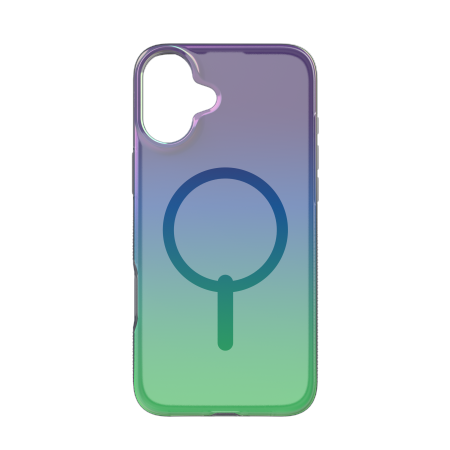 ZAGG Milan Snap viedtālruņa apvalks ar Magnētisko iPhone 16 Plus - zaļa/violeta