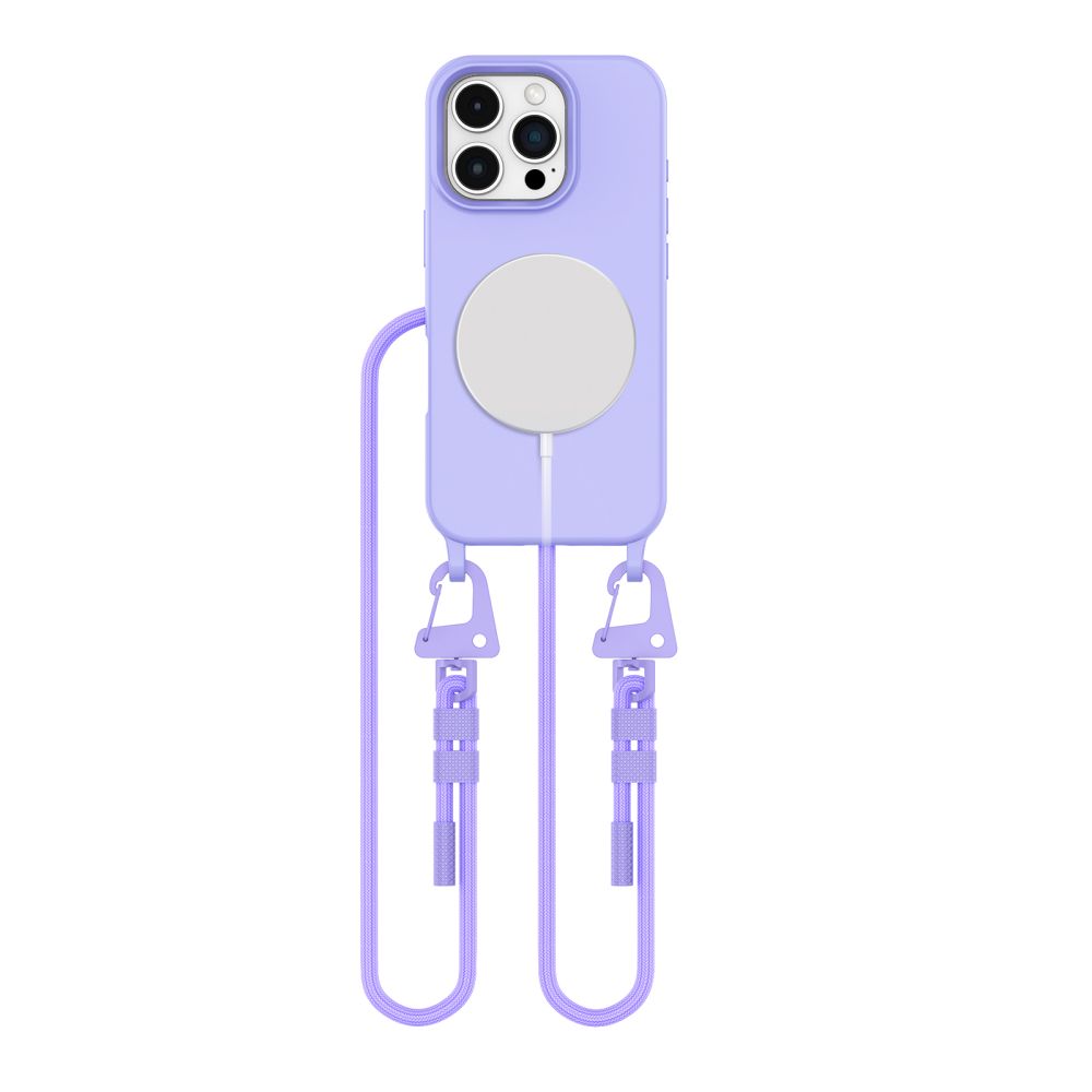 Tech-Protect MagNecklace MagSafe apvalks iPhone 16 Pro Max - violets