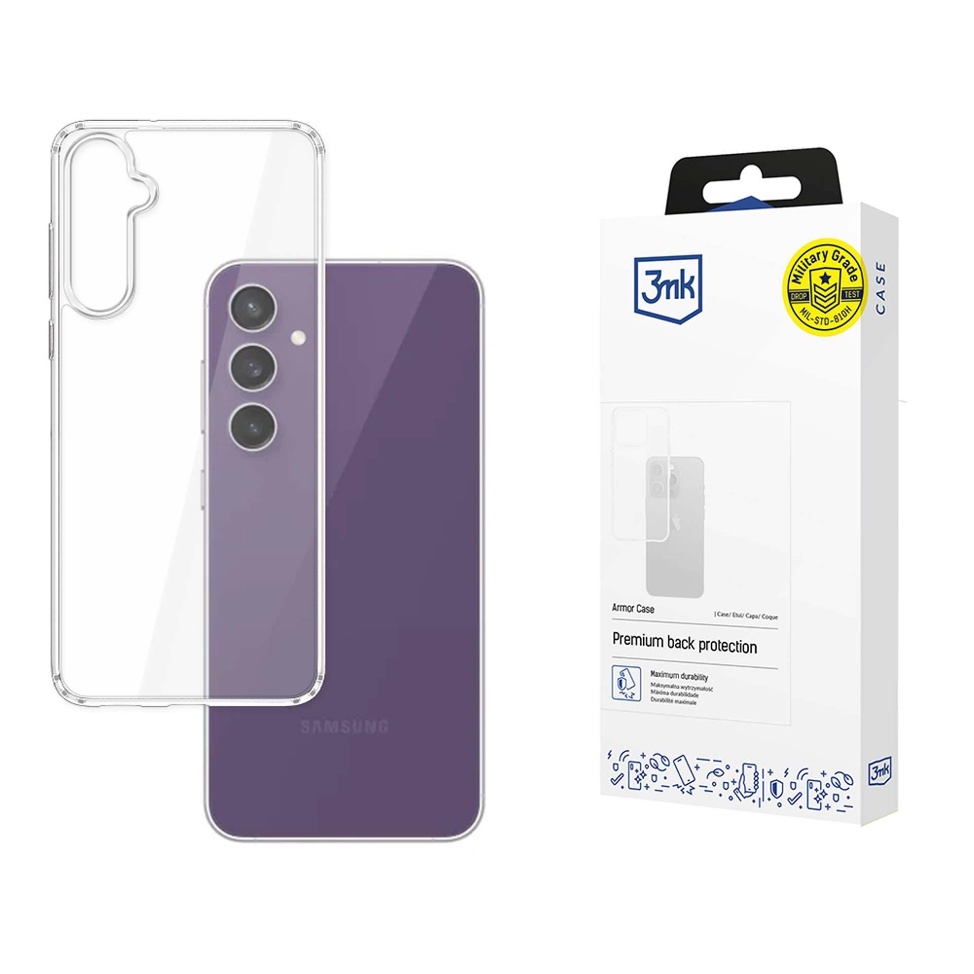 3mk Armor viedtālruņa apvalks Samsung Galaxy S24 FE – caurspīdīgs