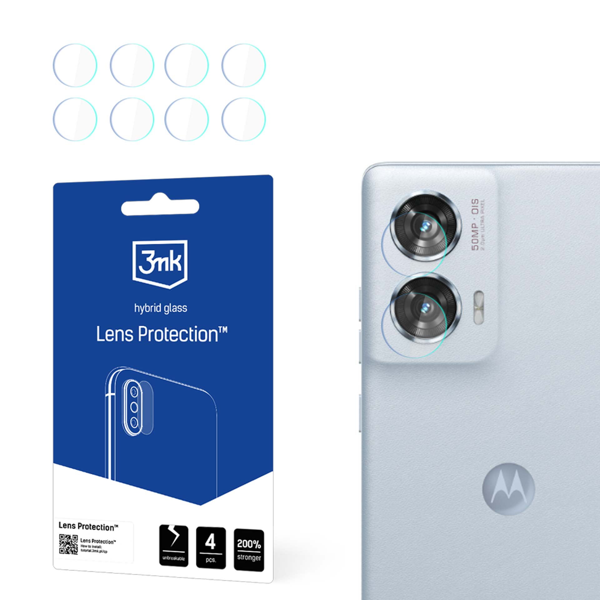 Kameras vāciņš 3mk Lens Protection Motorola Edge 50 Fusion