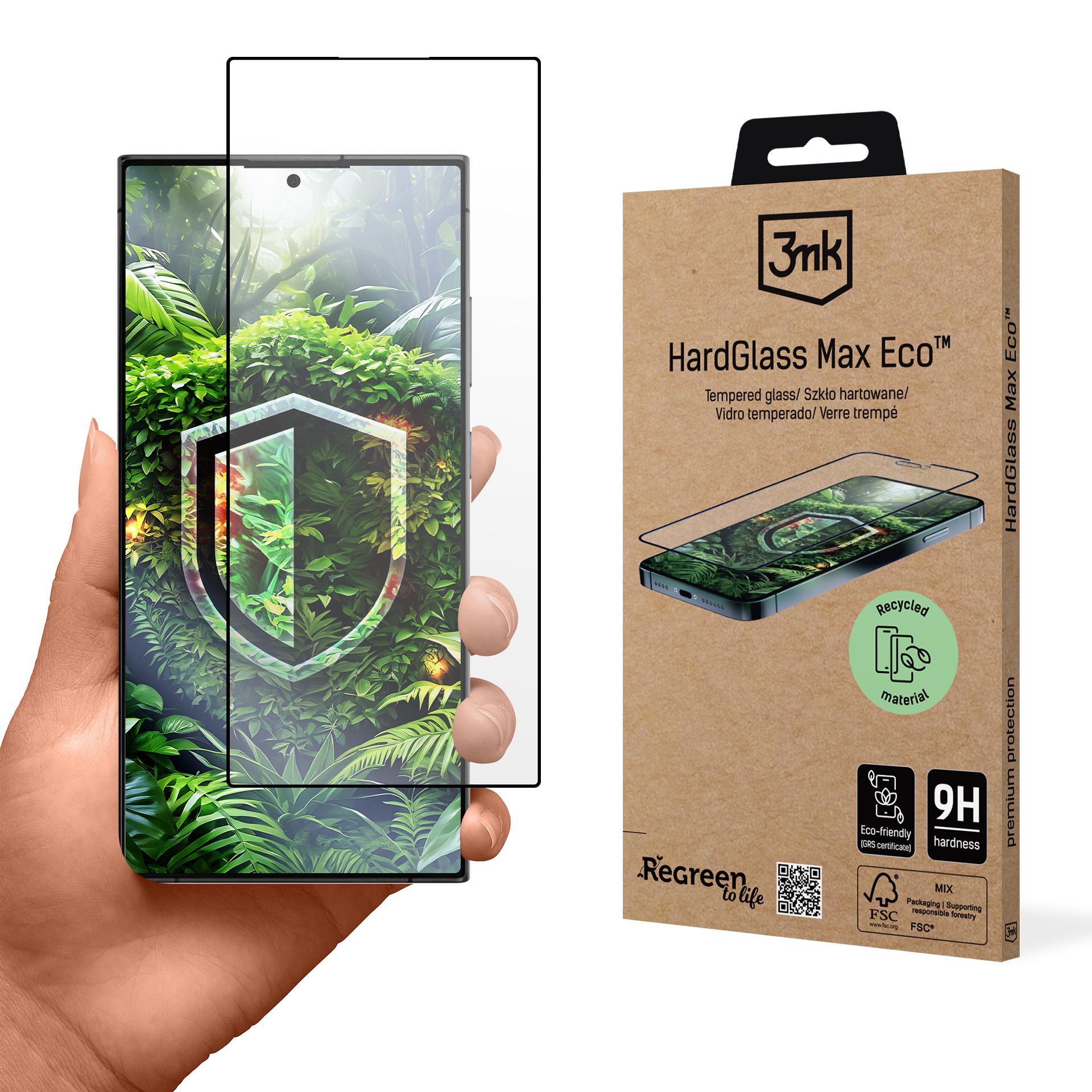 Aizsargstikls 3mk HardGlass Max Eco Samsung Galaxy S24 Ultra