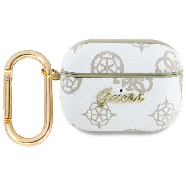 Guess GUAP2PG4GPH AirPods Pro 2 (2022/2023) apvalks balts 4G Hook