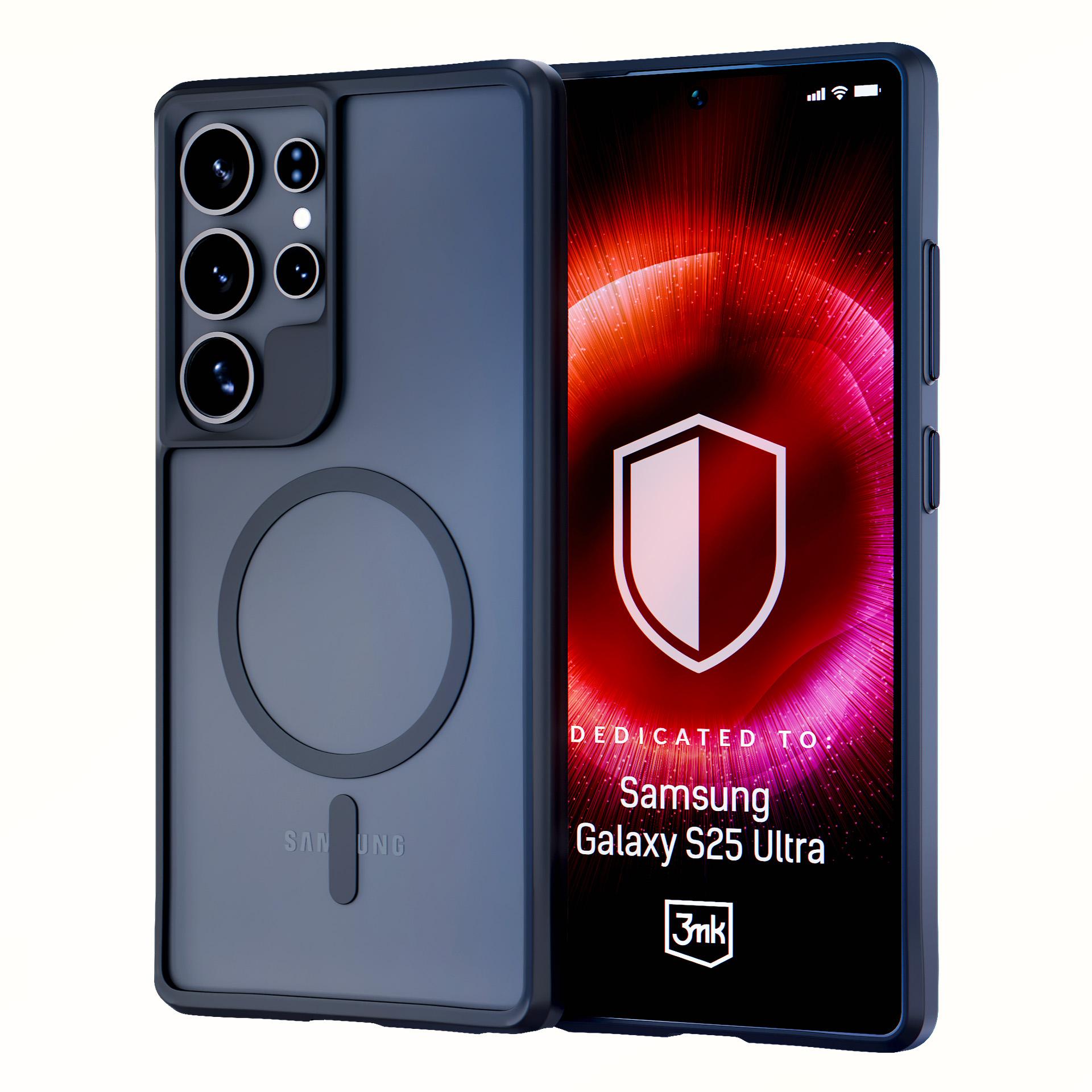 3mk Satin Armor MagCase Samsung Galaxy S25 Ultra Viedtālruņa apvalks Samsung Galaxy S25 Ultra - caurspīdīgs