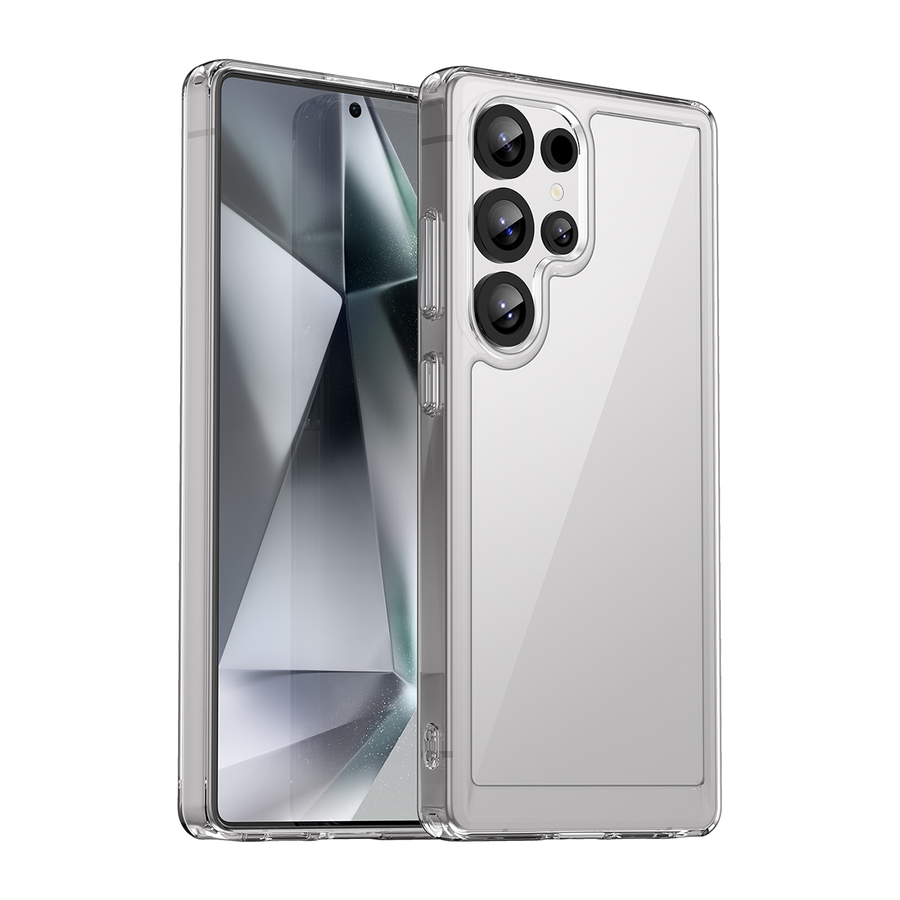 Viedtālruņa apvalks (m) ar Gel Frame Samsung Galaxy S25 Ultra - skaidrs (m)