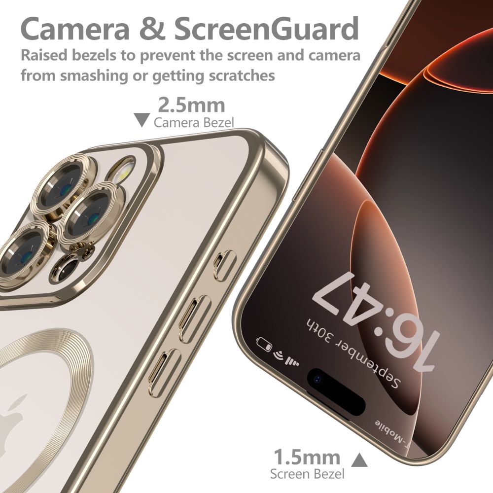 Tech-Protect MagFlex magnētiskais apvalks iPhone 16 Pro - zelta