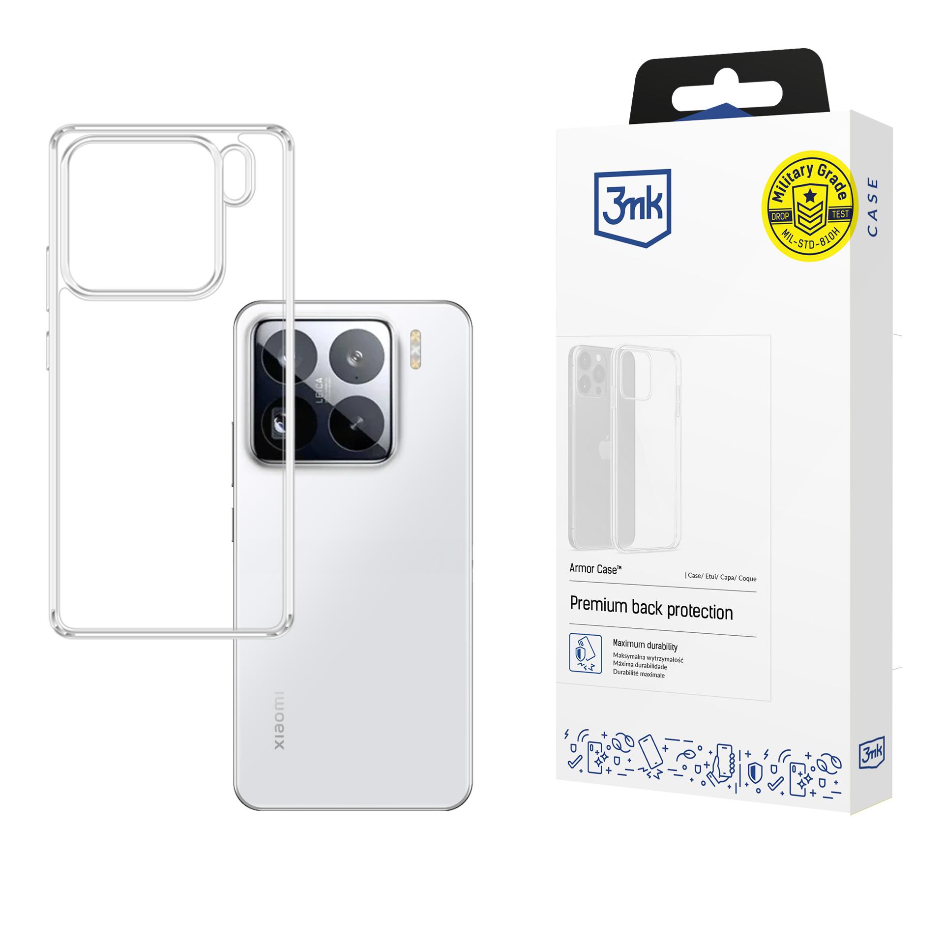 3mk Viedtālruņa apvalks Xiaomi 15 Pro - caurspīdīgs