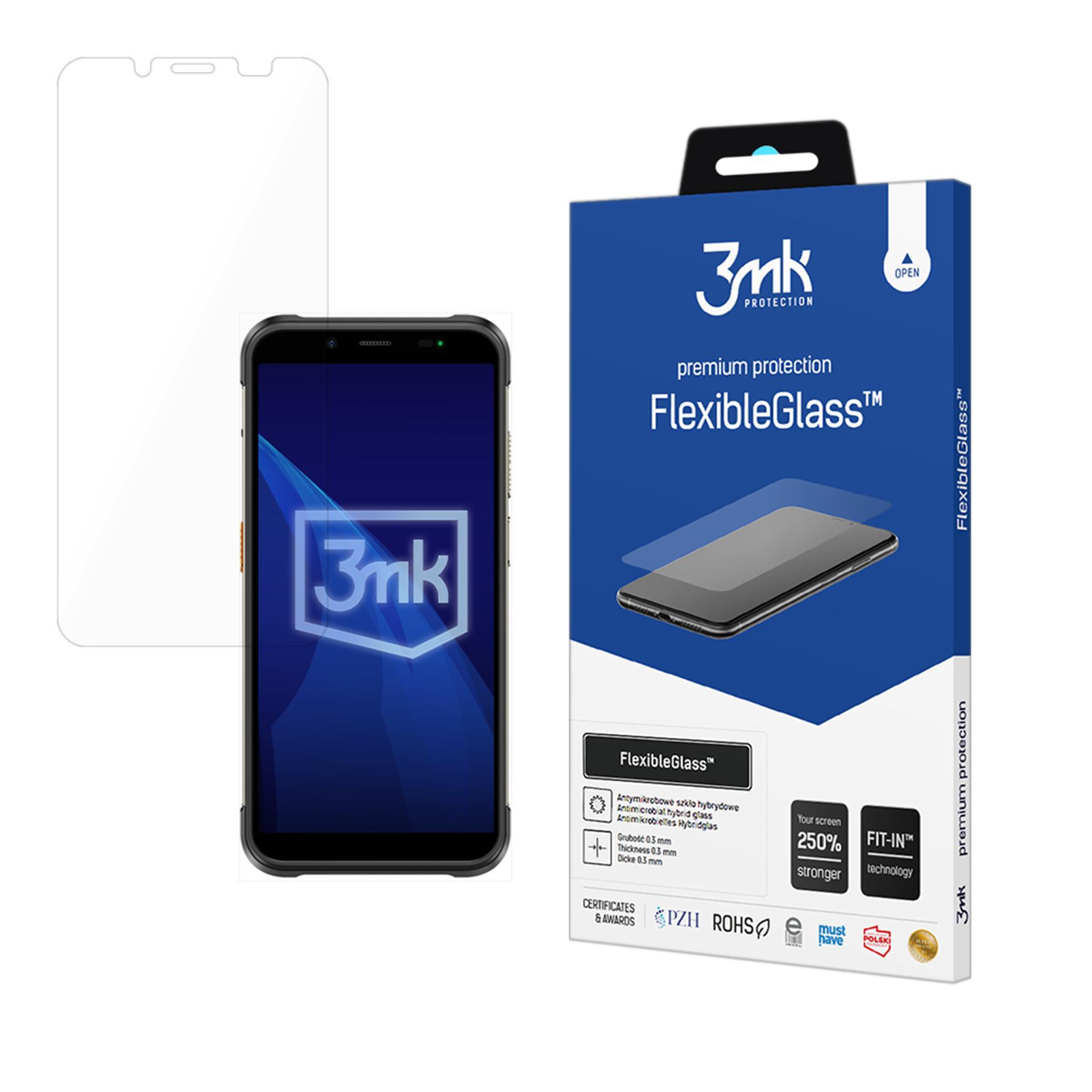 3mk FlexibleGlass™ Hibrīdais stikls Ulefone Power Armor 16 Pro / 16S