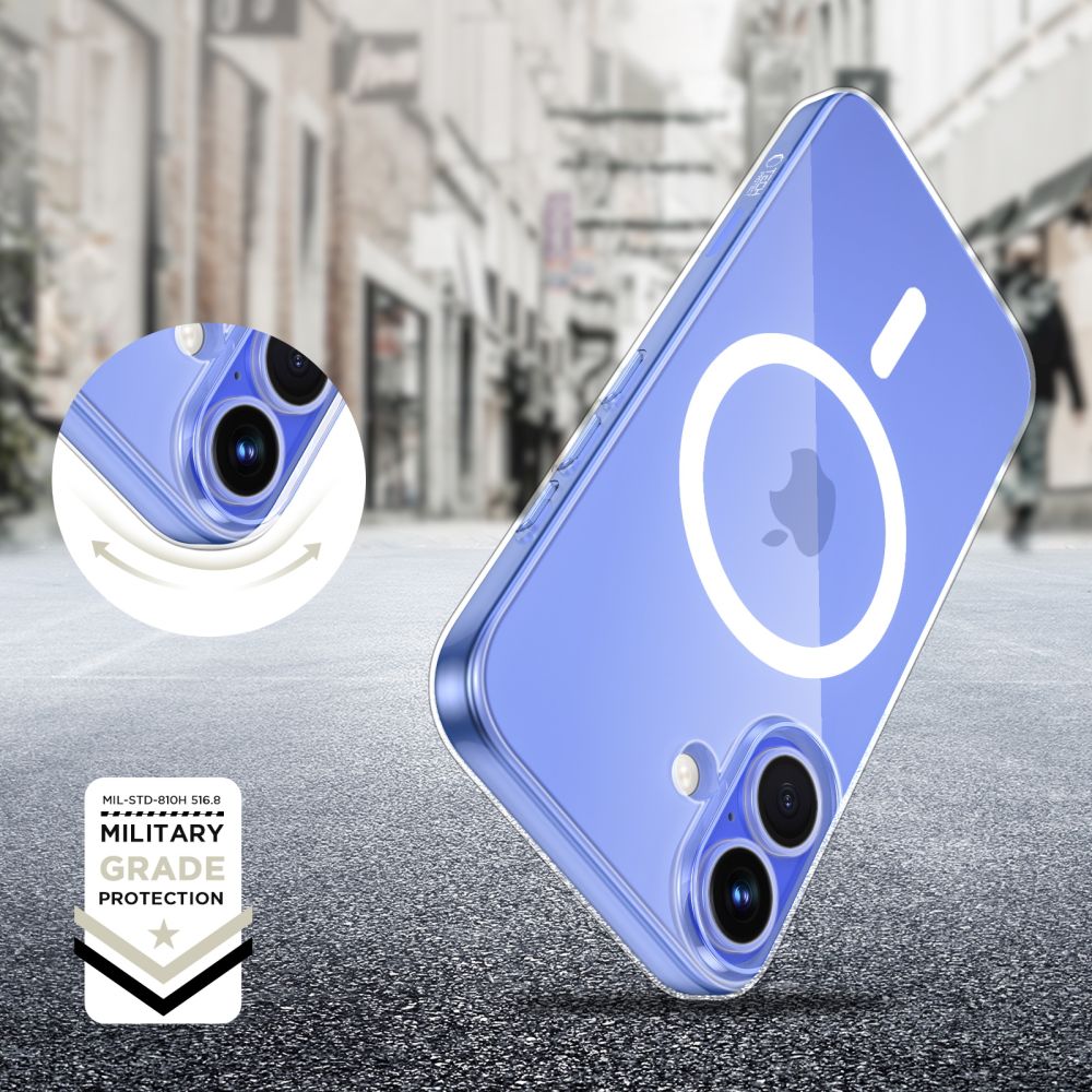 Tech-Protect FlexAir MagSafe iPhone 16 apvalks - caurspīdīgs