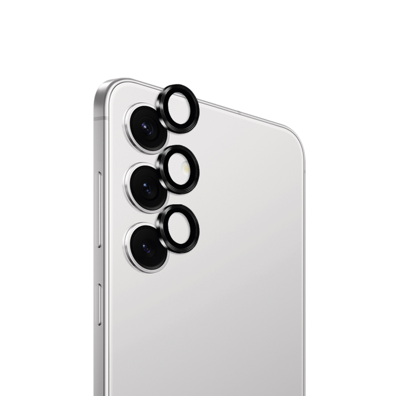 Puro rūdīts stikls vienam Samsung Galaxy S25 kameras lēcam