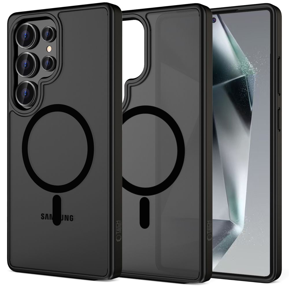 Tech-Protect MagMat Magnētiskais viedtālruņa apvalks Samsung Galaxy S25 Ultra - Melns