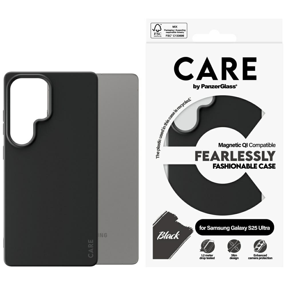 CARE by PanzerGlass Modes QI apvalks Samsung Galaxy S25 Ultra - melns